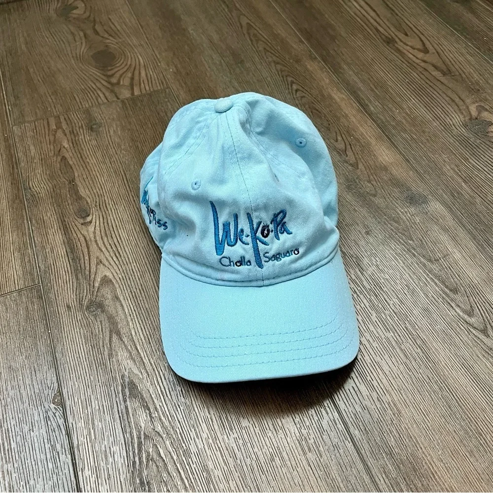 Light Blue Baseball Cap with Embroidered Logo